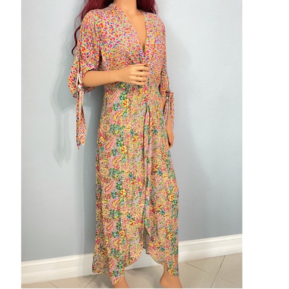 Anthropologie Bl-nk Dresses & Skirts - Anthropologie Bl-nk Colorful Long Dress Size M